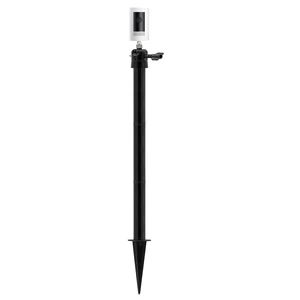 Adjustable Ground Stake Mount for Security Cameras & Solar Panels (16-48"), Heavy Duty Lawn Pole Stand Compatible with Ring, Nest, Eufy, 360° Swivel Base (Black) (Black) (16-48") Adjustable Ground Stake Mount for Security Cameras & Solar Panels (16-48"), Heavy Duty Lawn Pole Stand Compatible with Ring, Nest, Eufy, 360° Swivel Base (Black) (Black) (16-48")