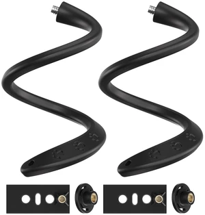 Flexible Twist Mount for Indoor/Outdoor Security Cameras,2-Pack Universal 1/4"-20 Adjustable Camera Bracket Compatible with Ring, Blink, Arlo, Wyze and More, 17.7-Inch Gooseneck,No-Drill Installation Flexible Twist Mount for Indoor/Outdoor Security Cameras,2-Pack Universal 1/4"-20 Adjustable Camera Bracket Compatible with Ring, Blink, Arlo, Wyze and More, 17.7-Inch Gooseneck,No-Drill Installation