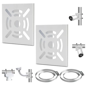 Universal Aluminum Security Camera Vertical Pole Mount Bracket with 4 Loops | Adjustable Mount, Durable Aluminum, Multi Clamp Loops, Wide Compatibility, Anti Rust Coating, Multiple Uses Universal Aluminum Security Camera Vertical Pole Mount Bracket with 4 Loops | Adjustable Mount, Durable Aluminum, Multi Clamp Loops, Wide Compatibility, Anti Rust Coating, Multiple Uses