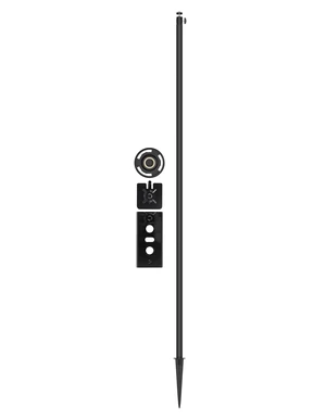 Outdoor Security Camera Ground Stake Mount, Black | 1/4"-20 camera mount, adjustable 9-21 in metal stake, compatible with selected Ring, Blink, Arlo and Wyze cameras and more Outdoor Security Camera Ground Stake Mount, Black | 1/4"-20 camera mount, adjustable 9-21 in metal stake, compatible with selected Ring, Blink, Arlo and Wyze cameras and more