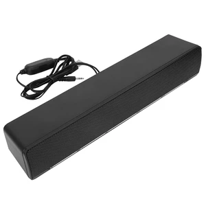 Soundbar,USB Wired SoundBar,Music Player with Bass Surround,Stereo USB Powered Mini Soundbar Speakers with 3.5mm Input for PC Tablets Laptop Desktop Projector Cellphone for Home Theater(Black) Soundbar,USB Wired SoundBar,Music Player with Bass Surround,Stereo USB Powered Mini Soundbar Speakers with 3.5mm Input for PC Tablets Laptop Desktop Projector Cellphone for Home Theater(Black)