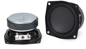 2Pcs 2-1/2" Full Range Waterproof Speakers 4 Ohm 15W Curved Edge Loudspeaker for Arduino 2Pcs 2-1/2" Full Range Waterproof Speakers 4 Ohm 15W Curved Edge Loudspeaker for Arduino
