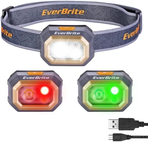 EverBrite 700 Lumens Rechargeable Headlamp with White Red Green Light Modes | 700 Lumens, White Red Green Light Modes, Stepless Dimming, Memory Function, 60° Tilt, 6 Modes for Hunting, Camping, Hiking EverBrite 700 Lumens Rechargeable Headlamp with White Red Green Light Modes | 700 Lumens, White Red Green Light Modes, Stepless Dimming, Memory Function, 60° Tilt, 6 Modes for Hunting, Camping, Hiking