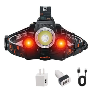 Headlamp with Red Light, USB C Rechargeable, 90° Adjustable, 3 Modes | Super Bright Head Lights for Forehead, IPX5 Waterproof, Hardhat Compatible, for Adults Camping Hunting Fishing Headlamp with Red Light, USB C Rechargeable, 90° Adjustable, 3 Modes | Super Bright Head Lights for Forehead, IPX5 Waterproof, Hardhat Compatible, for Adults Camping Hunting Fishing
