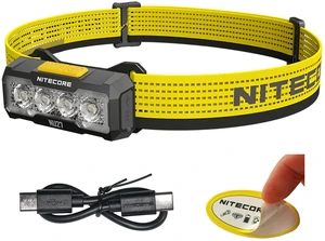 Nitecore NU27 600 Lumens Running Camping Headlamp, USB-C Rechargeable with Warm, Neutral and Cool White Lights, Red Light, Including NitecoreS Sticker (Black)
