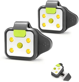 HOKOILN 2 Pack LED Running Lights for Runners, Rechargeable Clip-On Light | 150lm 3h use time secure clip, rechargeable battery sweatproof water-resistant jogging hiking camping outdoor adventure HOKOILN 2 Pack LED Running Lights for Runners, Rechargeable Clip-On Light | 150lm 3h use time secure clip, rechargeable battery sweatproof water-resistant jogging hiking camping outdoor adventure