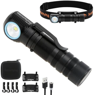 SecurityIng Rechargeable LED Headlamp, 1130 Lumen Super Bright with 9 Modes, Waterproof, Portable, Durable, Magnetic Charging, Right Angle Flashlight for Outdoor Activities SecurityIng Rechargeable LED Headlamp, 1130 Lumen Super Bright with 9 Modes, Waterproof, Portable, Durable, Magnetic Charging, Right Angle Flashlight for Outdoor Activities