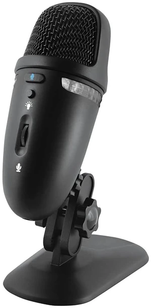 Cyber Acoustics Premium USB Microphone with Dual Recording Patterns - 24-bit Recording Perfect for Podcasting and Vlogging - Compatible with PC and Mac (CVL-2009) Cyber Acoustics Premium USB Microphone with Dual Recording Patterns - 24-bit Recording Perfect for Podcasting and Vlogging - Compatible with PC and Mac (CVL-2009)