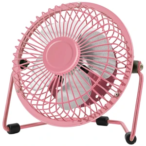 Chchmu USB Fan 6 Inch Mini USB Desk Table Fan Personal Portable Desktop Cooling Fan Powered by USB PC Netbook for Camping Home Office Outdoor Travel, Strong Wind, Pink