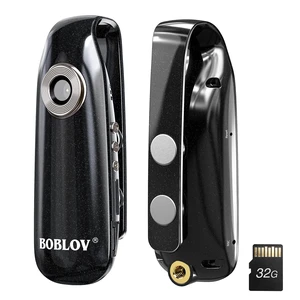 BOBLOV Mini Body Camera with Video: 32GB Tiny Body Cams with Back Clip | 007 1080P Small Wearable Camera with Audio Recording -User Friendly for Bike/Pet/Home/Proof BOBLOV Mini Body Camera with Video: 32GB Tiny Body Cams with Back Clip | 007 1080P Small Wearable Camera with Audio Recording -User Friendly for Bike/Pet/Home/Proof