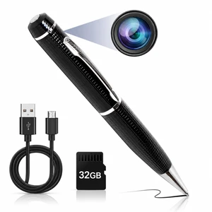 Mini Hidden Camera Pen Portable Wearable 1080P Nanny Cam Video Recorder | 32GB Card, Loop Recording, Body Camera, Home Security Business & Learning, No WiFi Needed Mini Hidden Camera Pen Portable Wearable 1080P Nanny Cam Video Recorder | 32GB Card, Loop Recording, Body Camera, Home Security Business & Learning, No WiFi Needed