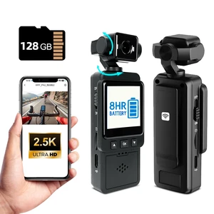CTRYUN 2.5K Body Cameras with Audio and Video Recording, Handheld Pocket Camera with WiFi, Night Vision, 8HR Battery, Mini Vlogging Camera for Travel, Sports, Work Records, Covert Recording. (128G) CTRYUN 2.5K Body Cameras with Audio and Video Recording, Handheld Pocket Camera with WiFi, Night Vision, 8HR Battery, Mini Vlogging Camera for Travel, Sports, Work Records, Covert Recording. (128G)