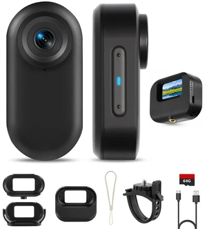 QMWLABS 64GB Magnetic Mini Body Camera with 1.5" Screen, 1080P 30fps Wearable Thumb Cam, 5H Hands-Free POV Recording for Sports, Riding, Vlog, Security, Pet & Home Monitoring (Black) QMWLABS 64GB Magnetic Mini Body Camera with 1.5" Screen, 1080P 30fps Wearable Thumb Cam, 5H Hands-Free POV Recording for Sports, Riding, Vlog, Security, Pet & Home Monitoring (Black)