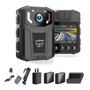 Weyfinko 2K Body Camera with Dual Batteries and Charging Dock, 1440P Body Cam with Audio, Video and Night Vision, 14H Total Runtime, 64GB Card Included, Body Worn Camera for Work, Security and Travel Weyfinko 2K Body Camera with Dual Batteries and Charging Dock, 1440P Body Cam with Audio, Video and Night Vision, 14H Total Runtime, 64GB Card Included, Body Worn Camera for Work, Security and Travel