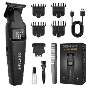 GenTant Zero Gap Trimmer for Men, Trimmers for Barbers, T Liners Clippers | Zero Gap DLC T-Blade Beard Trimmer, LCD Battery Display, 8000RPM Cordless Detailer, 180-Min Runtime, Type-C, Gifts for Men GenTant Zero Gap Trimmer for Men, Trimmers for Barbers, T Liners Clippers | Zero Gap DLC T-Blade Beard Trimmer, LCD Battery Display, 8000RPM Cordless Detailer, 180-Min Runtime, Type-C, Gifts for Men