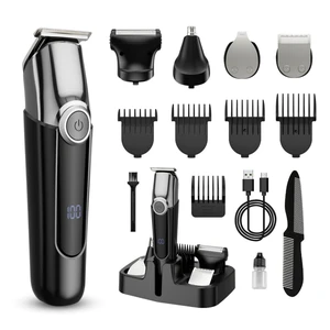 SilkGlow Beard Trimmer for Men, 5-in-1 Waterproof Electric Razor, Black | 5 Interchangeable Heads, USB-C Rechargeable Cordless, Face, Body, Nose, Ear Trimming, Wet and Dry Use, Travel Lock SilkGlow Beard Trimmer for Men, 5-in-1 Waterproof Electric Razor, Black | 5 Interchangeable Heads, USB-C Rechargeable Cordless, Face, Body, Nose, Ear Trimming, Wet and Dry Use, Travel Lock