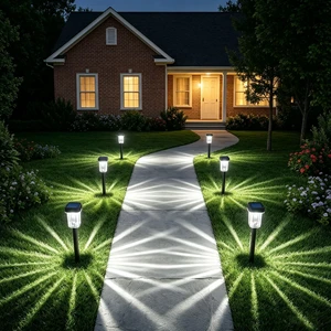 Gahomlumy Solar Pathway Lights Outdoor, 12H 8 Pack Solar Garden Lights | Upgraded Wide Coverage, IP65 Waterproof, 6000K Cold White, Snowflake Pattern, Yard Lawn, Driveway Walkway, Patio Decor Gahomlumy Solar Pathway Lights Outdoor, 12H 8 Pack Solar Garden Lights | Upgraded Wide Coverage, IP65 Waterproof, 6000K Cold White, Snowflake Pattern, Yard Lawn, Driveway Walkway, Patio Decor