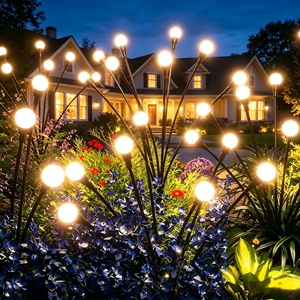 Solar Lights Outdoor 4-Pack 32 LEDs Garden Firefly Light Decoration | IP65 Waterproof Outdoor Decor,Garden Decor for Yard,Patio,Pathway Decoration,Unique Gifts for Women and Grandma (Warm White) Solar Lights Outdoor 4-Pack 32 LEDs Garden Firefly Light Decoration | IP65 Waterproof Outdoor Decor,Garden Decor for Yard,Patio,Pathway Decoration,Unique Gifts for Women and Grandma (Warm White)