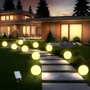 Auidum Solar Lights Outdoor Waterproof Decorations, 5 Pack Solar Globe Lights for Outside Color Changing Solar Garden Landscape Lights for Yard Patio Pathway Walkway Wedding Party Decor Auidum Solar Lights Outdoor Waterproof Decorations, 5 Pack Solar Globe Lights for Outside Color Changing Solar Garden Landscape Lights for Yard Patio Pathway Walkway Wedding Party Decor