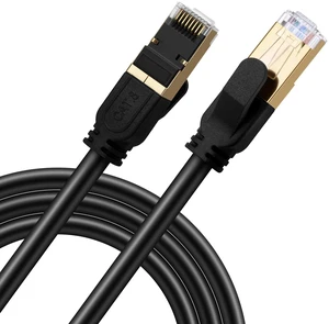 Cat 8 Ethernet Cable, 100ft 30M Heavy Duty High Speed Network LAN Patch Cord with Gold Plated RJ45 Connectors, 26AWG, 2000Mhz Indoor & Outdoor Internet Network Cable for Modem Router Gaming PC Cat 8 Ethernet Cable, 100ft 30M Heavy Duty High Speed Network LAN Patch Cord with Gold Plated RJ45 Connectors, 26AWG, 2000Mhz Indoor & Outdoor Internet Network Cable for Modem Router Gaming PC