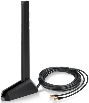 Eightwood WiFi 7 Gaming PC Motherboard Antenna, Tri-Band, Push-On Connector | Magnetic Base Antenna for ASUS ROG Strix, TUF Gaming, ROG Crosshair, ProArt, Prime Series WiFi 7 Motherboards Eightwood WiFi 7 Gaming PC Motherboard Antenna, Tri-Band, Push-On Connector | Magnetic Base Antenna for ASUS ROG Strix, TUF Gaming, ROG Crosshair, ProArt, Prime Series WiFi 7 Motherboards