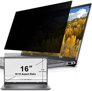 IPROKKO Laptop Privacy Screen 16 Inch 16:10 Aspect Ratio Computer | Removable Anti Glare&Scratch, Blue Light Filter Privacy Shield, Spy Protector for 1920x1200 HP Dell Lenovo Acer Asus Thinkpad