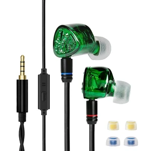TANGZU Wan'er S.G II Jade Dragon Edition IEM, HiFi Wired In Ear Monitor, 10mm PET Dynamic Driver Gaming Earphones, 3.5mm with Mic, Green, Comes with Tang Sancai Wide Bore Eartips, Silicone Organizer TANGZU Wan'er S.G II Jade Dragon Edition IEM, HiFi Wired In Ear Monitor, 10mm PET Dynamic Driver Gaming Earphones, 3.5mm with Mic, Green, Comes with Tang Sancai Wide Bore Eartips, Silicone Organizer
