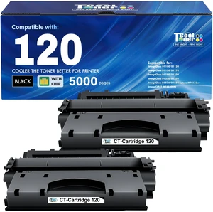 120 Black Toner Cartridge for Canon D1120 D1550 High Yield CRG-120 CRG120 | Compatible for Canon ImageCLASS D1120 D1550 D1150 D1320 D1350 D1520 D1100 D1370 D1180 D1170 MF6680DN MF417dw 2-Pack Printer
