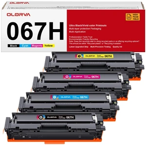 067H Toner Cartridge Set 4-Pack for Canon 067 067H MF656Cdw MF654Cdw Toner | Compatible for Canon MF656cdw Toner Cartridges, for Color ImageClass MF656Cdw LBP632Cdw MF654Cdw MF653Cdw LBP633Cdw Printer