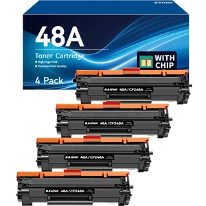 BAIINK Compatible 48A Toner Replacement for HP 48A Toner Cartridge Black | CF248A Compatible with HP Pro M15w M15a M16w M16a MFP M28w M28a M29w M29a Printer (4 Black) BAIINK Compatible 48A Toner Replacement for HP 48A Toner Cartridge Black | CF248A Compatible with HP Pro M15w M15a M16w M16a MFP M28w M28a M29w M29a Printer (4 Black)