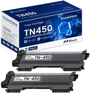 TN450 TN-450 Compatible TN450 Black High Yield Toner Cartridge Replacement for Brother TN-450 Intellifax-2840 HL-2240 HL-2230 MFC-7860DW MFC-7360N Toner Cartridge (2 Pack). TN450 TN-450 Compatible TN450 Black High Yield Toner Cartridge Replacement for Brother TN-450 Intellifax-2840 HL-2240 HL-2230 MFC-7860DW MFC-7360N Toner Cartridge (2 Pack).