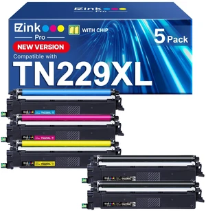 TN229XL TN229 Toner Cartridges for MFC-L3780CDW HL-L3280CDW TN229XL Toner | Compatible for Brother TN229XL TN-229XL TN-229 HL-L3220CDW MFC-L3720CDW HL-L3300CDW HL-L3295CDW MFC-L8395CDW Printer 5 Pack TN229XL TN229 Toner Cartridges for MFC-L3780CDW HL-L3280CDW TN229XL Toner | Compatible for Brother TN229XL TN-229XL TN-229 HL-L3220CDW MFC-L3720CDW HL-L3300CDW HL-L3295CDW MFC-L8395CDW Printer 5 Pack