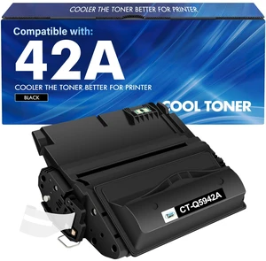 Q5942A 42A Black Toner Cartridge 1-Pack for HP 42X Q5942X Q1338A Q1338X | Compatible for HP 38A 38X Q1338A LaserJet 4250 4200 4350 4300 4250N 4240 4350N 4250TN 4250DTN 4350DTN 4350TN Printer Ink Q5942A 42A Black Toner Cartridge 1-Pack for HP 42X Q5942X Q1338A Q1338X | Compatible for HP 38A 38X Q1338A LaserJet 4250 4200 4350 4300 4250N 4240 4350N 4250TN 4250DTN 4350DTN 4350TN Printer Ink