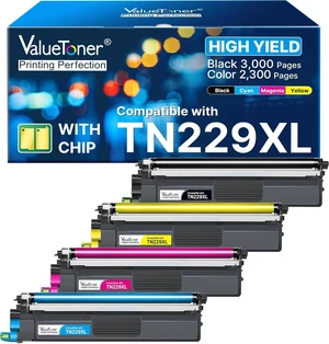 MFC-L3780CDW Replacement for Brother TN229XL Toner Cartridges TN229 | TN-229XL TN-229 XL 4 Pack High Yield for Brother MFC-L3780CDW MFC-L3765CDW MFC-L3720CDW HL-L3280CDW HL-L3220CDW HL-L3300CDW MFC-L3780CDW Replacement for Brother TN229XL Toner Cartridges TN229 | TN-229XL TN-229 XL 4 Pack High Yield for Brother MFC-L3780CDW MFC-L3765CDW MFC-L3720CDW HL-L3280CDW HL-L3220CDW HL-L3300CDW