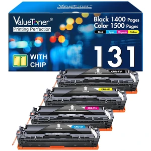 Valuetoner Compatible Toner Cartridge for Canon 131 131H (4-Pack) | Works for for ImageClass MF8280Cw MF628Cw MF624Cw MF8230Cn LBP7110Cw Printer Valuetoner Compatible Toner Cartridge for Canon 131 131H (4-Pack) | Works for for ImageClass MF8280Cw MF628Cw MF624Cw MF8230Cn LBP7110Cw Printer