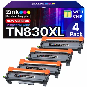 TN830XL Toner Cartridge Replacement for Brother TN830 TN830XL 830 XL/V/R | Compatible for Brother TN830XL with Brother DCP-L2640DW HL-L2460DW HL-L2480DW HL-L2400D Printer (4 Black, New Packaging Ver) TN830XL Toner Cartridge Replacement for Brother TN830 TN830XL 830 XL/V/R | Compatible for Brother TN830XL with Brother DCP-L2640DW HL-L2460DW HL-L2480DW HL-L2400D Printer (4 Black, New Packaging Ver)