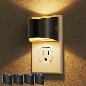 DORESshop Night Light, Night Lights Plug into Wall, Adjustable, 3000K | 3 Level Brightness Adjustable Night Light, Dusk to Dawn Sensor, Nightlights for Adults, Bedroom, Bathroom, Hallway, 4 packs DORESshop Night Light, Night Lights Plug into Wall, Adjustable, 3000K | 3 Level Brightness Adjustable Night Light, Dusk to Dawn Sensor, Nightlights for Adults, Bedroom, Bathroom, Hallway, 4 packs