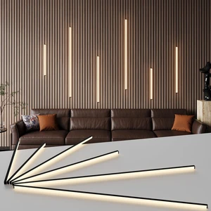 Slat Wall Lights 6pcs Adhesive LED Panel Lights with Touch Switch | 3000K Dimmable Warm White Wall Panel LED Lights with White Light Cover for Wood Slat Panels, Interior Decor, Cabinets, Stairs Slat Wall Lights 6pcs Adhesive LED Panel Lights with Touch Switch | 3000K Dimmable Warm White Wall Panel LED Lights with White Light Cover for Wood Slat Panels, Interior Decor, Cabinets, Stairs