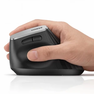 Uineer Vertical Ergonomic Mouse, Wireless Bluetooth Mouse, 3-Device,Quiet | Rechargeable multi-device wireless Bluetooth mouse, ergonomic vertical design relieves wrist fatigue, 4-level DPI up to 2400 Uineer Vertical Ergonomic Mouse, Wireless Bluetooth Mouse, 3-Device,Quiet | Rechargeable multi-device wireless Bluetooth mouse, ergonomic vertical design relieves wrist fatigue, 4-level DPI up to 2400
