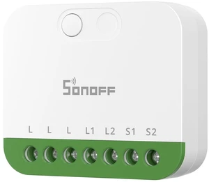 SONOFF MINI Duo, Matter Over WiFi, 2-Chanel WiFi Smart Switch, 16A Total Load, Remote & Automated Control, Neutral Required, Alexa/Google Assistant Compatible, 1-Pack SONOFF MINI Duo, Matter Over WiFi, 2-Chanel WiFi Smart Switch, 16A Total Load, Remote & Automated Control, Neutral Required, Alexa/Google Assistant Compatible, 1-Pack