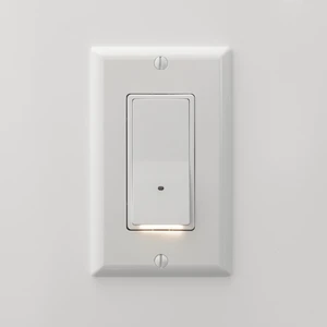 Westek Illuminated Rocker Light Switch Night Light with Wallplate - Single Pole - 4-Pack Westek Illuminated Rocker Light Switch Night Light with Wallplate - Single Pole - 4-Pack