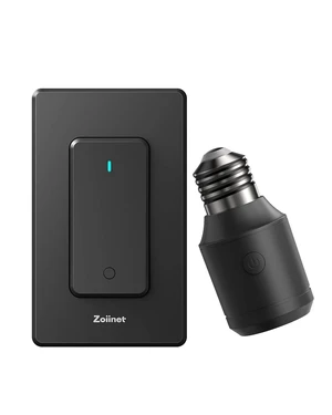 500W Remote Control Light Socket, Wireless Light Switch, UL, Black | 300ft, for Pull Chain Light Fixture, E26 E27 Bulbs Base Holder, Programmable, No Wiring, for Bedroom, Stair, Closet & Garage 500W Remote Control Light Socket, Wireless Light Switch, UL, Black | 300ft, for Pull Chain Light Fixture, E26 E27 Bulbs Base Holder, Programmable, No Wiring, for Bedroom, Stair, Closet & Garage
