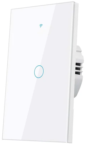 LSLIANGMEI Smart Wi-Fi Light Switch, RF433, No Neutral Wire Required, Compatible with Alexa, Google Home, Smart Life App (1-Gang)