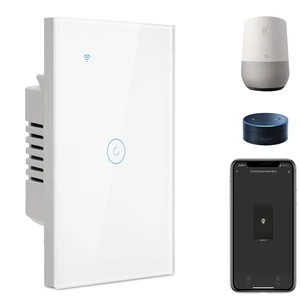 BSEED Smart Light Switch,1 Gang WiFi Touch Switch with Smart Life APP Control and Timing Function,White Single Pole Switches Work with Amazon Alexa,Google Assistant -(3 Way) Multi-Control Association BSEED Smart Light Switch,1 Gang WiFi Touch Switch with Smart Life APP Control and Timing Function,White Single Pole Switches Work with Amazon Alexa,Google Assistant -(3 Way) Multi-Control Association