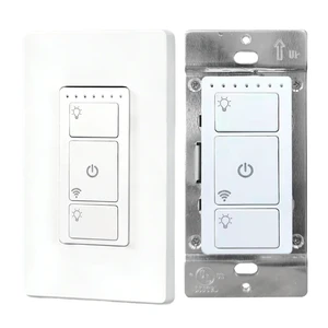 Smart Light Switch 2 Gang, WiFi Smart Wall Switch, Inteligente Switch with Smart Life APP Control and Timing Function Compatible with Alexa, Neutral Wire Required, Single Pole Smart Light Switch 2 Gang, WiFi Smart Wall Switch, Inteligente Switch with Smart Life APP Control and Timing Function Compatible with Alexa, Neutral Wire Required, Single Pole