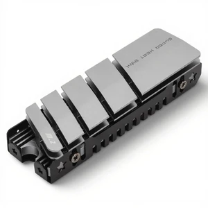 M.2 NVMe SSD Heatsink, Aluminum Alloy Double-Sided Cooler with Silicone Thermal Pad for M.2 2280 SSD M.2 NVMe SSD Heatsink, Aluminum Alloy Double-Sided Cooler with Silicone Thermal Pad for M.2 2280 SSD