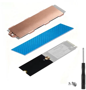 ORTREE M.2 2242 to 2280 SSD Expansion Adapter with Copper Heatsink Kit | Converts 2242 NVMe SSD to 2280 Size. Pure Copper Heatsink + Thermal Pad for Cool Stable Run. Fits Laptops Desktops PS5 Pi 5 ORTREE M.2 2242 to 2280 SSD Expansion Adapter with Copper Heatsink Kit | Converts 2242 NVMe SSD to 2280 Size. Pure Copper Heatsink + Thermal Pad for Cool Stable Run. Fits Laptops Desktops PS5 Pi 5