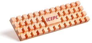 icepc M.2 Heatsink for PS5 2280 SSD Pure Copper Heatsink Kit Cooler Heat Sink with Silicone Based Thermal Pad for Cooling M.2 NVME SSD (70x20x4mm) icepc M.2 Heatsink for PS5 2280 SSD Pure Copper Heatsink Kit Cooler Heat Sink with Silicone Based Thermal Pad for Cooling M.2 NVME SSD (70x20x4mm)