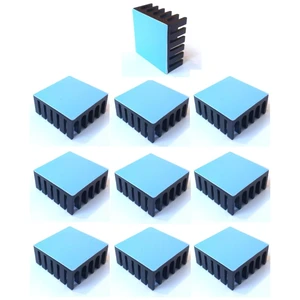 Easycargo 10pcs 22mm Heatsink Kit 22x22x10mm + 3M8810 Thermal Conductive Adhesive Tape, Cooler Heat Sink for Cooling Raspberry Pi SSD PS5 M.2 SSD NVMe 2280 GPU IC Chips VRAM VGA RAM (22mmx22mmx10mm) Easycargo 10pcs 22mm Heatsink Kit 22x22x10mm + 3M8810 Thermal Conductive Adhesive Tape, Cooler Heat Sink for Cooling Raspberry Pi SSD PS5 M.2 SSD NVMe 2280 GPU IC Chips VRAM VGA RAM (22mmx22mmx10mm)