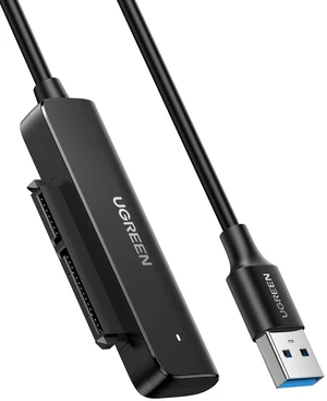 UGREEN SATA to USB 3.0 Adapter Cable,5Gbps UASP, for 2.5 Inch SSDs and HDDs | 5Gbps SATA to USB 3.0 hard drive reader for 2.5-inch SSDs and HDDs with UASP, SMART and TRIM for cloning and backups UGREEN SATA to USB 3.0 Adapter Cable,5Gbps UASP, for 2.5 Inch SSDs and HDDs | 5Gbps SATA to USB 3.0 hard drive reader for 2.5-inch SSDs and HDDs with UASP, SMART and TRIM for cloning and backups
